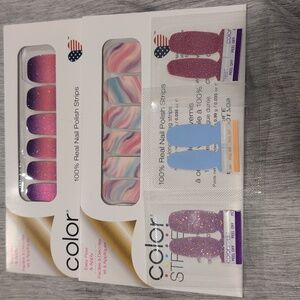 Color Street Cotton Candy Swirl & Til The Glitter End